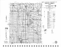 County Map 1982, Fayette County 1995